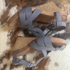 Women's Blue Strappy Sandals